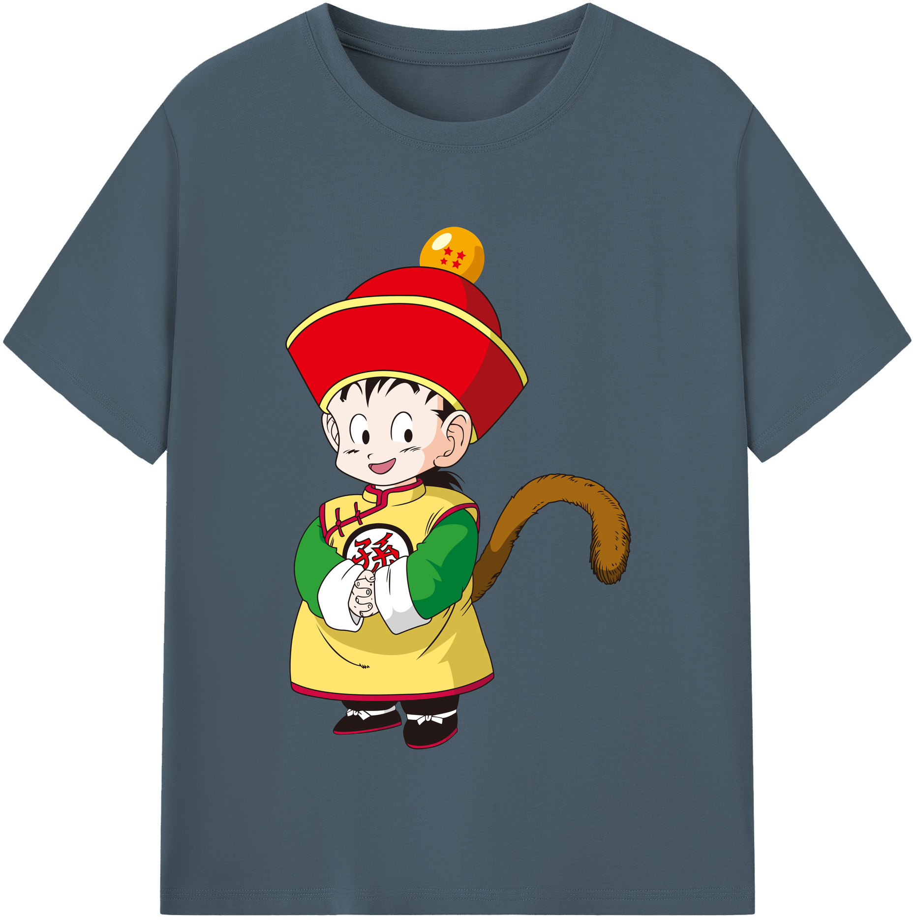 （画像用） ドラゴンボール 孫悟空（そん ごくう）Son Goku カカロット DRAGON BALL Kakarotto 綿100％半袖Tシャツ（フロントプリント）